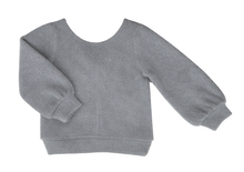 ML Kids Bow Back Sweater-Blue