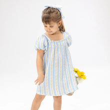 Angel Dear Odalys Blue/Yellow Floral Dress