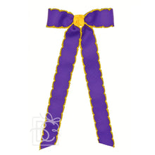 BC Moonstitch Purple/Gold Bow w/ Tails
