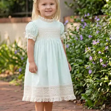 Posh Pickle Balmoral Mint Heirloom Dress