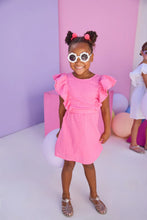 Bisby Sadie Dress-Taffy Pink Embroidery
