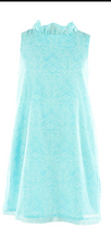 Gabby Turquoise Print Blair Dress