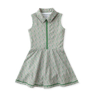 Swoon Baby Olive Ditsy Floral Tennis Dress