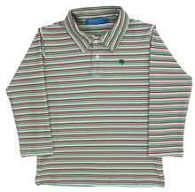 Bailey Boys L/S Striped Performance Polo, Holly