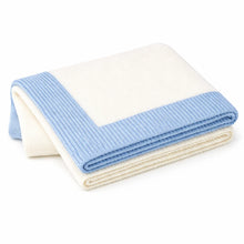 A Soft Idea Jersey Knit Blanket with Contrast Border