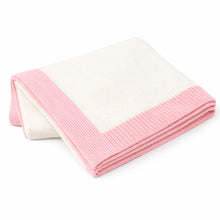 A Soft Idea Jersey Knit Blanket with Contrast Border
