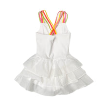 Little Olin White Tennis Crossback Dress