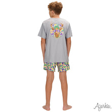 Azarhia Mardi Gras Camo Deer Dry Fit Tee