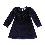 Swoon Baby Midnight Velvet Bow Dress