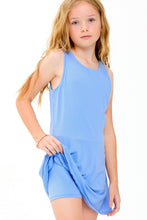 Good Girl Blue Cross Strap Back Mini Dress