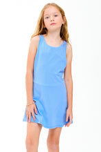 Good Girl Blue Cross Strap Back Mini Dress