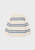Mayoral Heather Stone Striped Boys Sweater