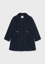Mayoral Navy Dress Wool Coat - Girls