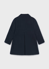 Mayoral Navy Dress Wool Coat - Girls