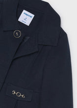 Mayoral Navy Dress Wool Coat - Girls