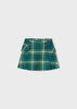 Mayoral Printed Suede Skirt-Forest Green