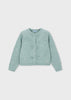 Mayoral Knit Cardigan w/ Bow Detail-Sage