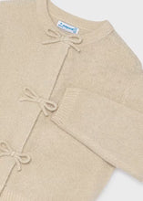 Mayoral See Knit Cardigan - Bows - Beige