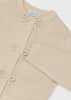 Mayoral See Knit Cardigan - Bows - Beige