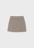 Mayoral Ribbed Knit Skirt-Brown