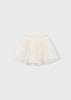 Mayoral Tulle Skirt-Natural