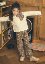 Mayoral High Waisted Animal Print Pants