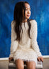 Mayoral Oat Fringed Dress