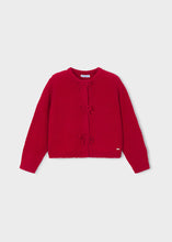 Mayoral Red Knit Cardigan - Bows