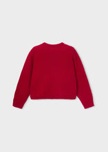 Mayoral Red Knit Cardigan - Bows
