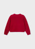 Mayoral Red Knit Cardigan - Bows
