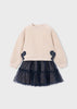 Mayoral Navy Tulle Skirt Set - Girls