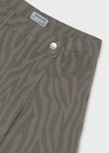 Mayoral Chocolate Twill Skort - Animal Print