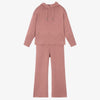 Mayoral Pinkish Long Knit Trousers Set - Girls