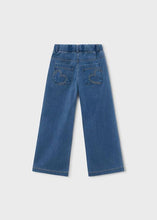 Mayoral Girls Long Knit Denim Pant - Light