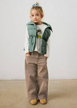 Mayoral Waffle Twill Marine Pants - Brown