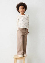 Mayoral Waffle Twill Marine Pants - Brown