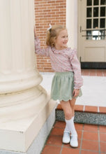 Lullaby - SWEETGRASS CORDUROY- green scallop skirt