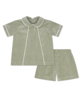 Lullaby Set - SWEETGRASS CORDUROY - green short set
