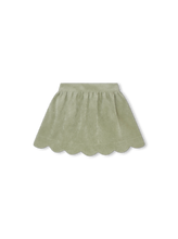 Lullaby - SWEETGRASS CORDUROY- green scallop skirt