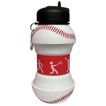 Iscream Baseball Silicone Collapsible Water Bottle