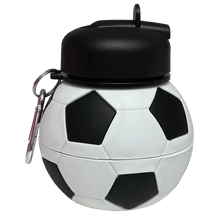 Iscream Soccer Collapsible Water Bottle