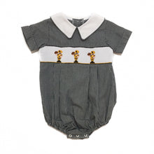 Banbury Black Gingham Football Player Bubble