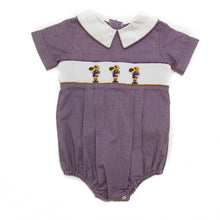 Banbury Purple Gingham Football Bubble