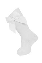 Knee Sock with Grosgrain side bow