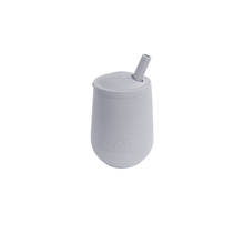Ezpz Pewter Mini Cup + Straw