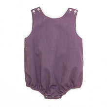 Banbury Button Shoulder Bubble Purple Check