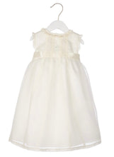 Luli & Me Organza Silk Dress-Ivory