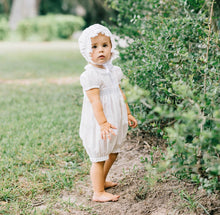 Feltman Girls Vintage Smocked Romper-Ivory
