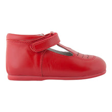 Melo Kids Red Oxford T-Strap
