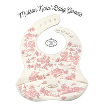 Maison Nola Toile Silicone Bib